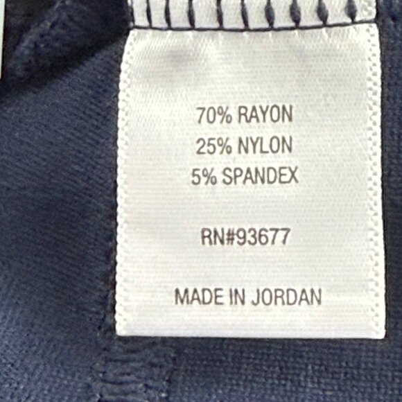 St Johns Bay Women's Tummy Panel Pull-on Skinny Leg Stretch Navy Leggings 3X NWT - Picture 11 of 12